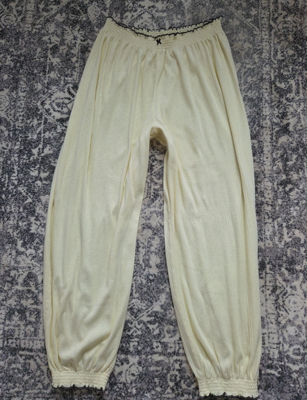 Aerie Pointelle Balloon Lounge Pants - Picture 5 of 11